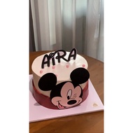 Moccha Birthday Cake Moccha/Chocolate Micky Mouse, Baby Shark, Disney Princess Character Birthday Cake)
