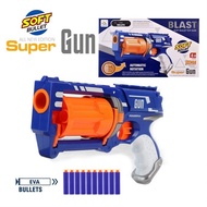 Manual & Automatic Foam Bullet Toy Gun - Soft Blaster for Kids | 手动软弹枪玩具枪冲锋枪手枪玩具