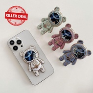 Universal Mobile Phone Tablet Astronaut Folding Stand Cute Holder Portable Space Bracket A4o0