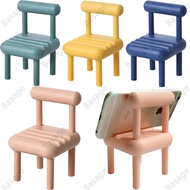 Cute Mini Chair Phone Stand Holder, Multi-Angle Desktop Universal Candy Color Mobile Phone Holder for iPhone Samsung Xiao Mi