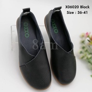 [ส่งเร็วพิเศษ!] 8am รองเท้าเพื่อสุขภาพหนังแท้ หนังวัว หนังนิ่มมากใส่สบายมีปุ่มกันลื่น มีถึงไซส์41 X0