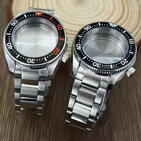 42mm Automatic Watch Case Stainless Steel Strap Sapphire For Seiko mod NH35 NH36 NH34 Movt SPB185/SP