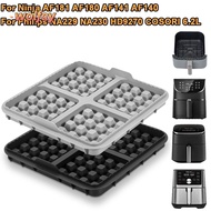 YOLANDA 1pcs Waffle Baking Mold, Reusable Square Air Fryer Waffle Maker, Silicone Waffle Mould for N