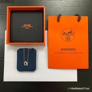 Hermes  Hermes[Hermes croisette Necklace]Silver/Rose Gold。
