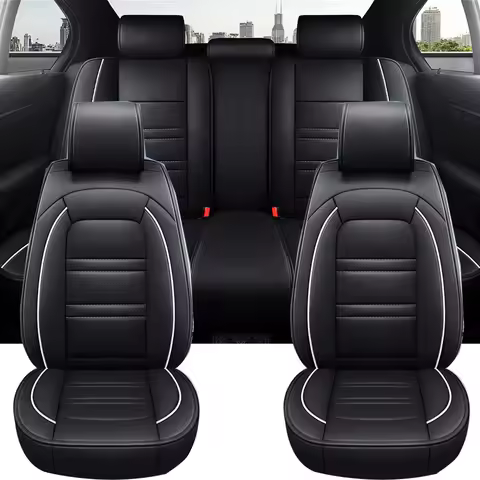 Full Coverage Pu Leather Car Seat Covers for KIA Stinger Cadenza K3 K5 K9 Sportage Ceed Rio Sportage