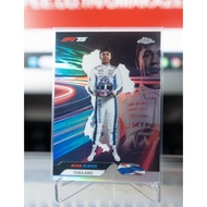 2025 Topps Chrome Formula 1 F1 Alex Albon Neon Nations SP NN-9