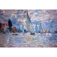 Super Claude Monet Les Barques Impressionist Art Posters Claude Monet Prints Nature Landscape Painti