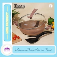 Magna elite wok set gold/wok pan 28 cm