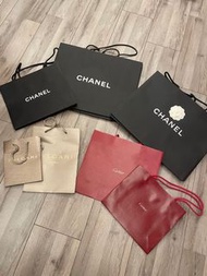 Cartier Bvlgari Chanel 精品紙袋 購物袋