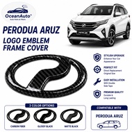 Perodua Aruz logo emblem frame cover accessories