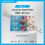 VOUCHER By U / By.U / TELKOMSEL 9GB 30HARI