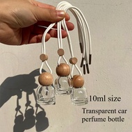 10ml Car Hanging Glass Bottle Empty Perfume Aromatherapy Pendant Refillable Car Perfume Bottle