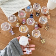 Transparent Case for Baseus Encok Tws Wm01 Wireless Headphones Cartoon Melody Snoopy Cover