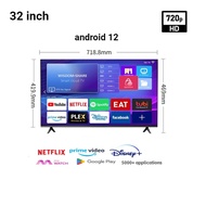 Google Smart TV 32" 43" 55" 4K Ultra HD Android TV | Built-in Google Assistant HDR Dolby Audio