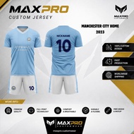 JERSEY B0LA PREMIUM MANCHESTER C1TY H0ME 2023 SHORT Free Custom Name and Back Number for Children an