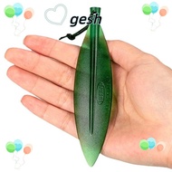 GESH1 Willow Leaf Shape Letter Opener Tool, Plastic Green Letter Opener Bookmark, Durable Safe Cut Paper Tool