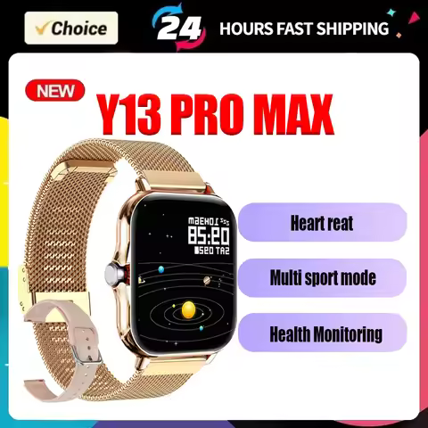 Y13 Pro Max Smartwatch Heart Rate/Sleep Monitoring Wireless Bluetooth Music Control Smart Watch For 