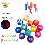NEW Lato Lato Toys with LIGHT Lato Ball Clack Ball Big Size Stress Relief Hand Ball Bump Ball Toy