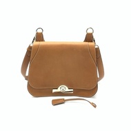MOYNAT 棕色 Rejane 馬鞍皮 肩背包