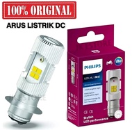 Lampu Depan Motor LED PHILIPS 2 Sisi Arus Wajib DC 6500K Kaki 1 11163UEMXI / Bohlam Depan LED PHILIPS M5 ORIGINAL 100%  Universal Motor Vario Beat Mio Fino Xeon Dll