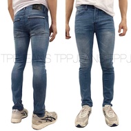 TPPJEANS WM SkinnySlim-fit LightBlue Denim กางเกงยีนส์ยืดชาย สีบลูฟอก ผ้ายืด ทรงสวย เป้ากระดุม Size2