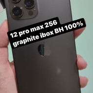 Iphone 12 pro max 256 graphite ibox bekas