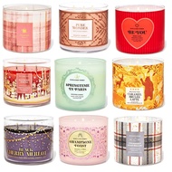 Bath and Body Works 3 wick Candles
