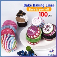 Yaki 100pcs Cupcake Liner Muffin Cupcake Cake Baking Liner Wrapper Paper Cup