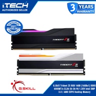 G.Skill Trident Z5 RGB 16GB (16GBx1) DDR5 6000MT/s CL36-36-36-96 1.35V Intel XMP 3.0 Desktop Memory
