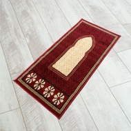 Thick Maroon Prayer Rug 60x120 Premium