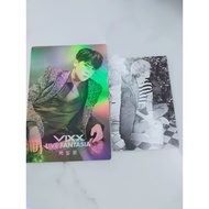 VIXX official boys record Hongbin photo + VIXX live fantasia concert ravi card