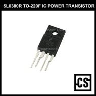 5L0380R TO-220F IC Power Transistor for Switching Power Supply LED Driver SMPS Mosfet Autogate CCTV Alarm