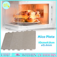 Universal Microwave Mica Plate 10x11.8cm High Heat Resistant Fireproof Mica Plate For Microwave Oven