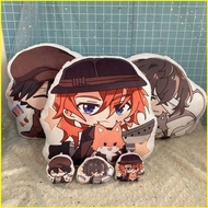 Bungo Stray Dogs Plush Pillow Dazai Osamu Atsushi Rampo Akutagawa Chuuya Stuffed Toys For Kids Bag P