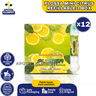 1 Box Paket Usaha Super Hemat Plossa Mini Citrus Refillable 4 Ml Isi 12 Pcs Minyak Angin Aromatherap