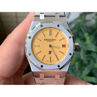 XFHeavy New Product Royal Oak15202 Aibi Steel Belt Mechanical Men's Watch Watch Ultra-Thin“Champagne Gold”Limited Sale Exclusive Market.Thickness8.5mm The Movement Calendar Adjustment Function Is Consistent with Genuine Goods.