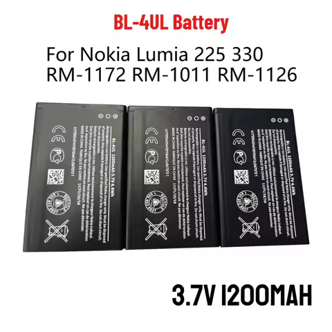 1200mAh BL 4UL BL-4UL Battery for Nokia 3310 2017 TA1030 Lumia 225 330 RM-1172 RM-1011 RM-1126 BL4UL