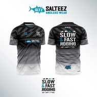 Salteez - Slow & Fast Jigging Fishing Jersey SHORT SLEEVE