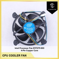 Intel Processor Fan E97379-003 CNFN8286U2 1A21D7Q00-FBL 12V DC 0.20A 4Pin Copper Core 