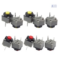 5PCS  Mute Button 6x6x7.3 Silent Switch  Mouse Wired Mouse Button