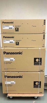（送貨連基本安裝）Panasonic 樂聲 1.0匹 "Smaller"系列「變頻式」冷暖掛牆式分體冷氣機 (CS-LE9WKA/CU-LE9WKA)
