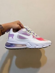 Nike Air Max 270 React 白粉紫