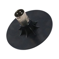 HL Replacement Suction Cup Adapter with Metal 3 Pin Connector Black Round Base 8 5Cm 3 34in for Love