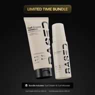 BASED Definition & Volume Duo | Curl Mousse & Curl Cream Bundle | For Defined, Voluminous, Frizz-Fre