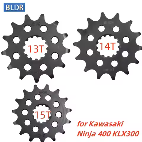 1pc 520 13T 14T 15T Motor Front Sprocket Gear Staring Wheel Cam For Kawasaki Ninja 400 KLX300 KLX300