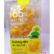 哆比Dobby软糖糖果果汁剥皮水果葡萄芒果青提血橙休闲儿童零食Dobby gummies, candies, juice peels zaizhengy01.my20250804