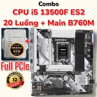 Intel Core i5 13500F ES2 CPU Combo - New Tray - 12 Month Warranty + Main ASROCK B760M - Floor