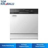 [SABAH ONLY] TOSHIBA DW-08T3(S)-MY 8 PLACE SETTINGS DISHWASHER