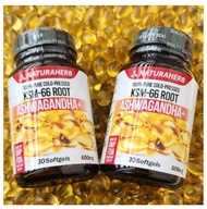 [Original] Ashwagandha Plus KSM 66 Root Naturaherb - Herbal Supplement Aswagandha Ashwaganda Ashvagganda