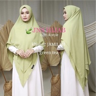 Khimar Jamilah Polos-Khimar Syari 2 Layer Jumbo Hijab Ceruty Premium